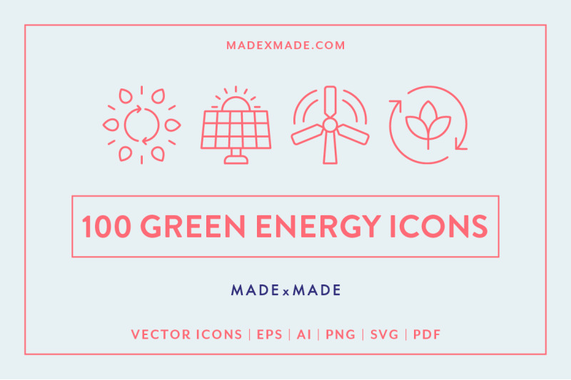 line-icons-ndash-green-energy