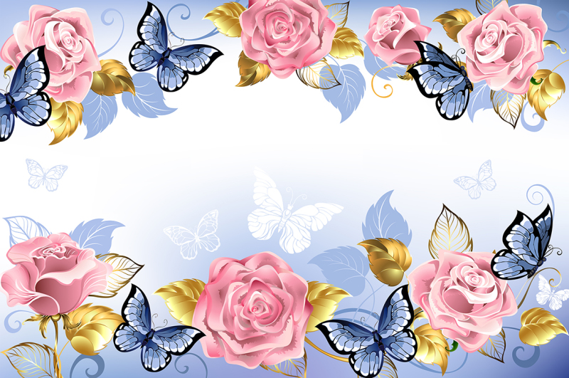 background-with-pink-roses