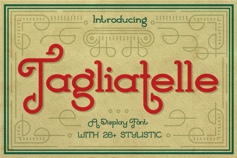 tagliatelle-display-font