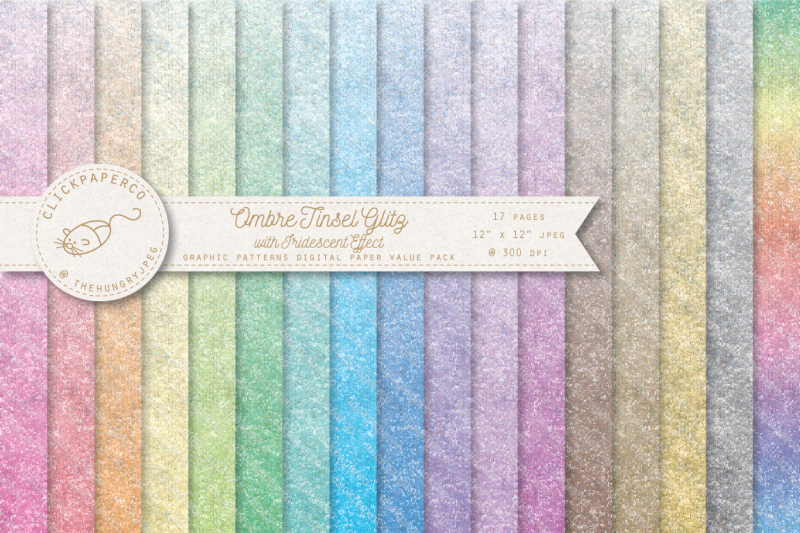 ombre-tinsel-glitter-rainbow-digital-paper-value-pack