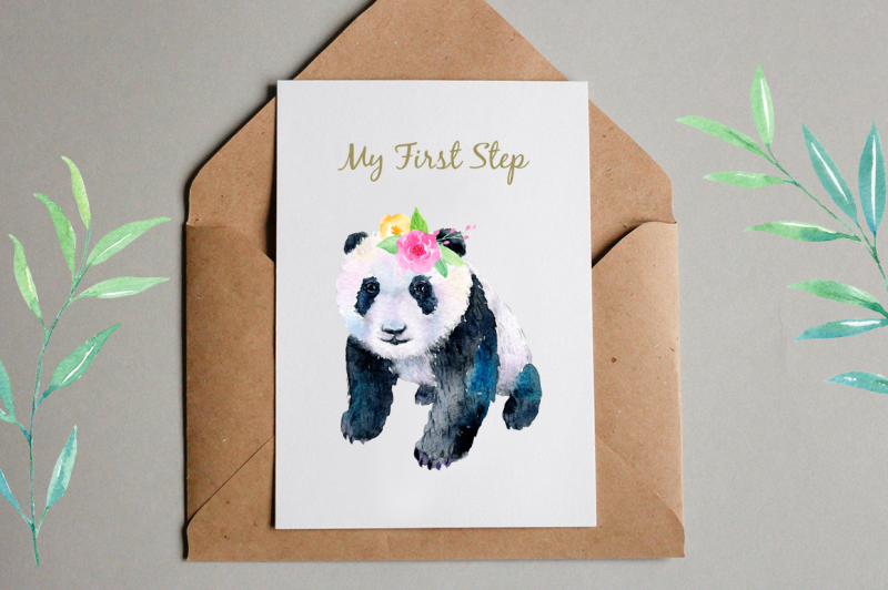 watercolor-design-kit-panda-baby