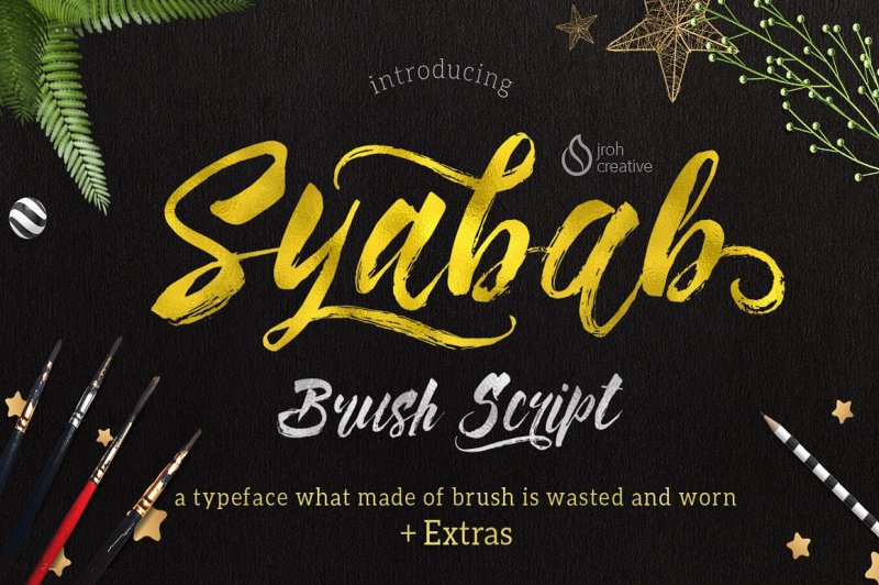 syabab-brush-script