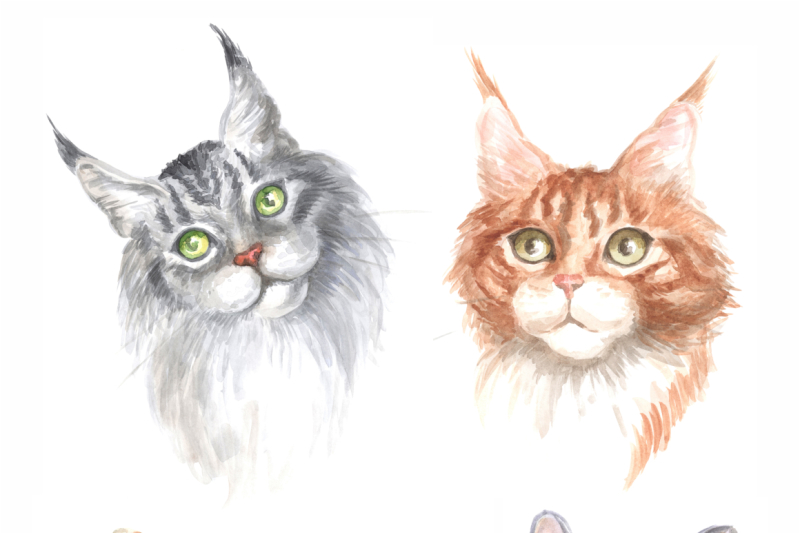 cats-watercolor-painting