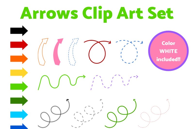 arrows-clip-art-set-png-files-168-arrows-total-12-colors-14-styles