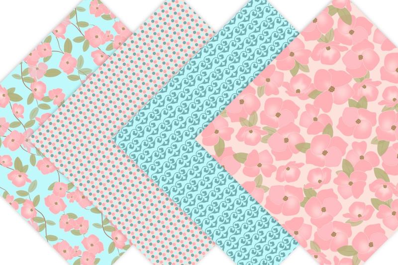 floral-digital-paper-flowers-and-patterns