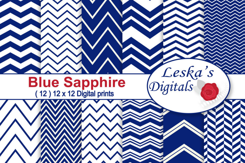 blue-sapphire-digital-paper-chevrons