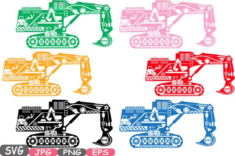 digger-excavator-silhouette-svg-file-cutting-files-stickers-builders-work-school-construction-site-clipart-building-machine-bulldozer-558s