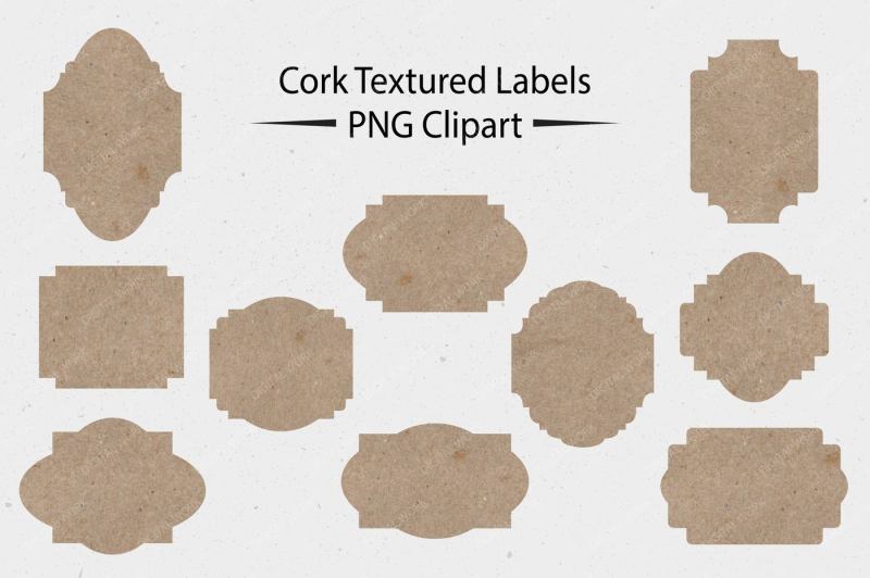 cork-textured-labels-png-clipart