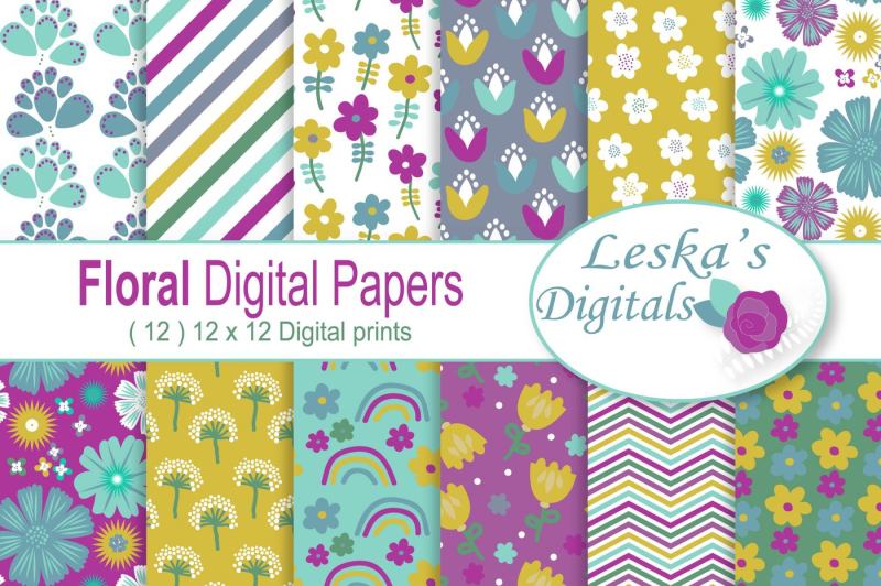 floral-digital-paper