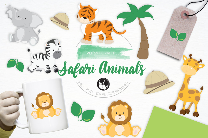 safari-animals-graphics-and-illustrations
