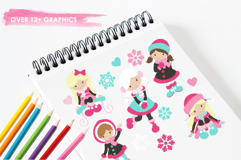 snow-girls-graphics-and-illustrations