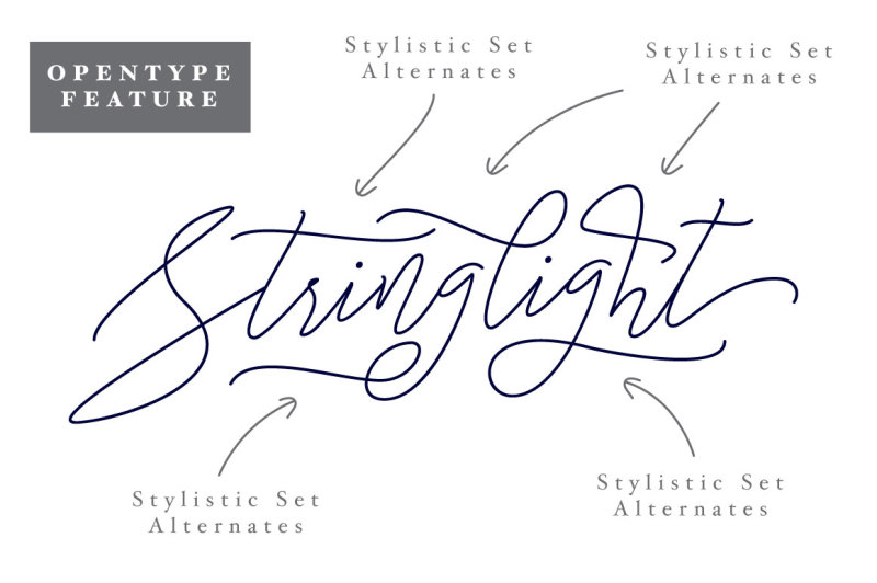 stringlight-typeface