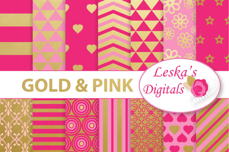 pink-and-gold-digital-paper-patterns