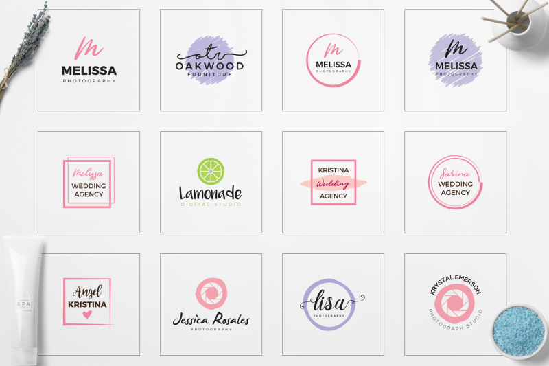 feminine-minimal-branding-logo-pack
