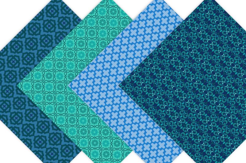 moroccan-digital-pattern-paper