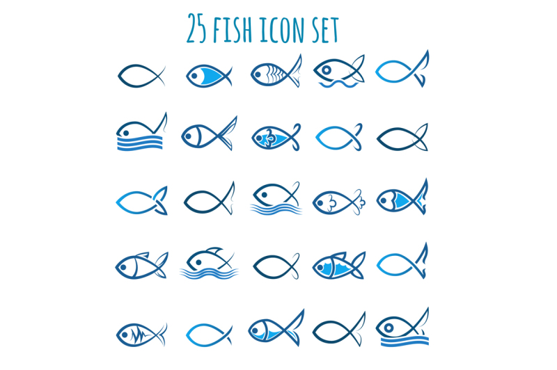 fish-icon-set