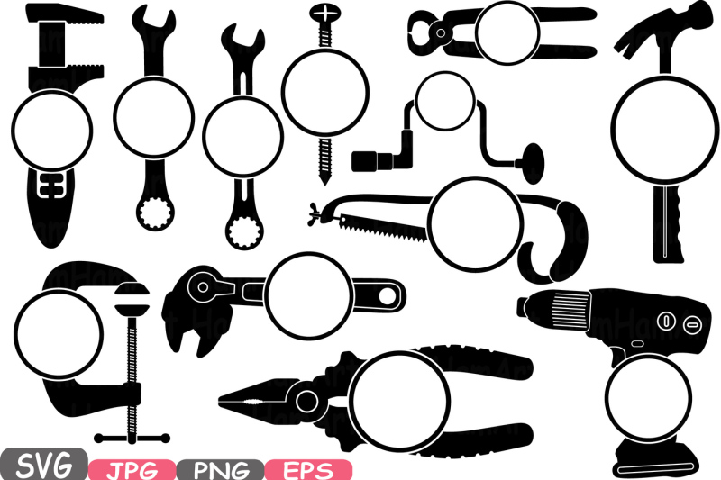 split-and-circle-mechanic-tools-silhouette-svg-cutting-files