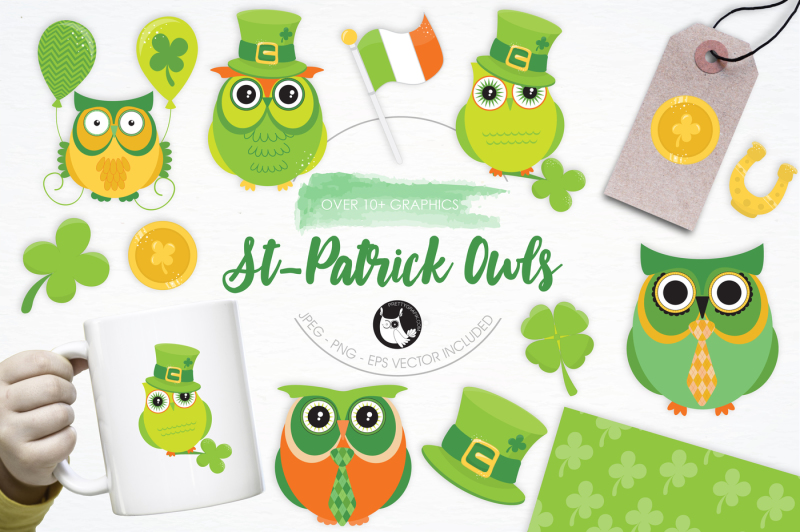st-patrick-owls-graphics-and-illustrations