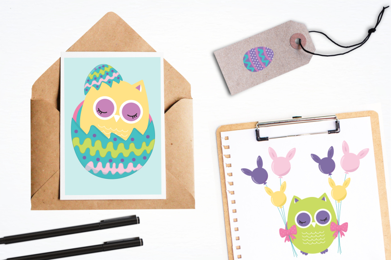 easter-owls-graphics-and-illustrations