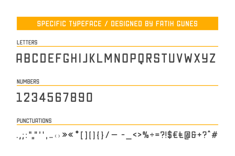 specific-typeface
