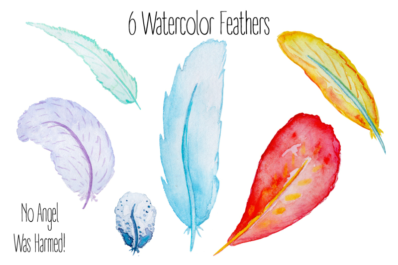 watercolor-arrows-and-feathers-collection