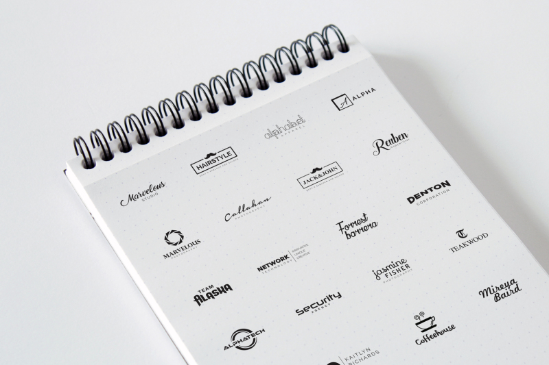 120-minimal-typography-logo-pack