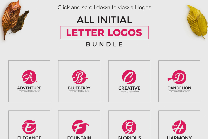 all-initial-letter-logos-bundle