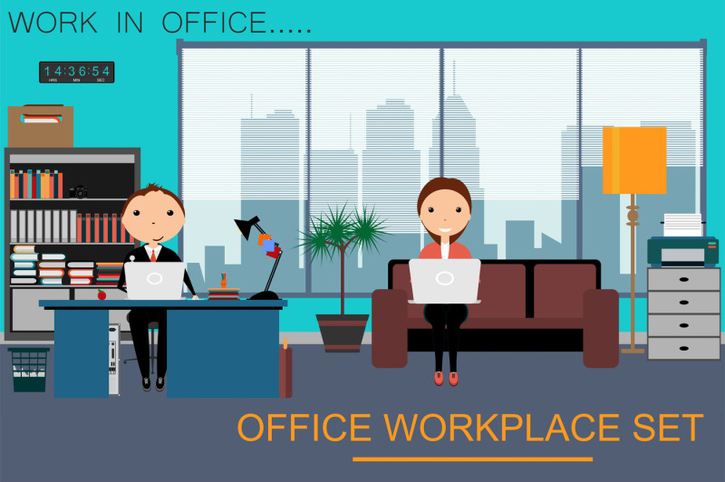 office-workplace-set