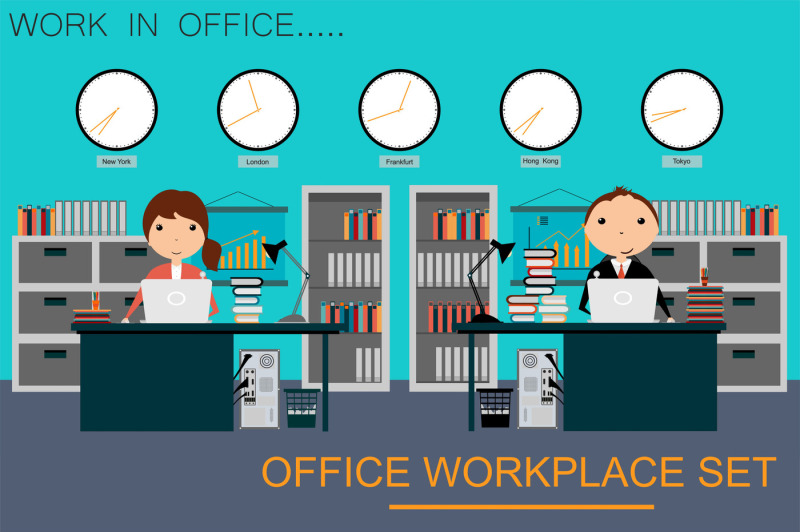 office-workplace-set