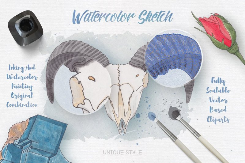 watercolor-creatures-vol-1