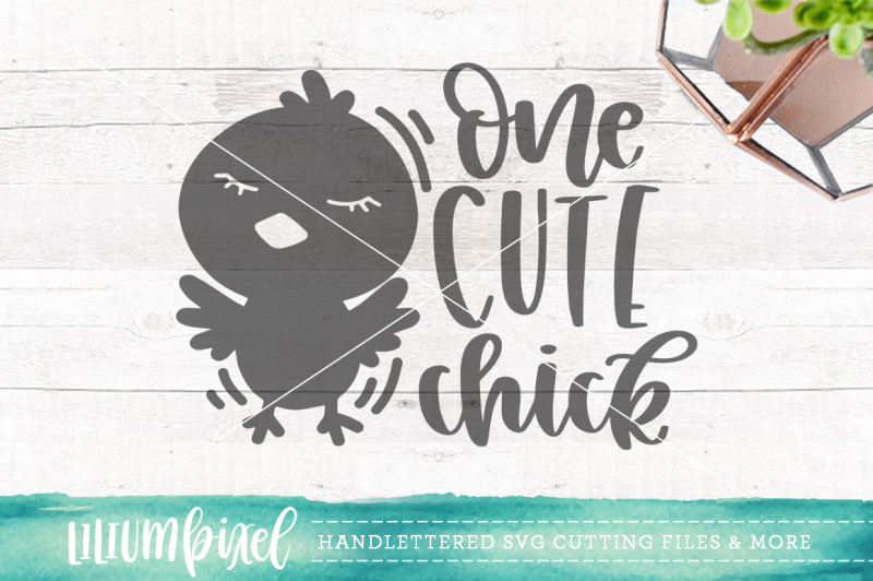 one-cute-chick-svg-png-dxf