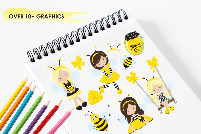 busy-bees-graphics-and-illustrations