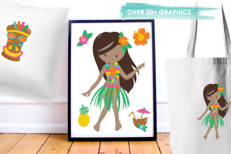 luau-party-graphics-and-illustrations