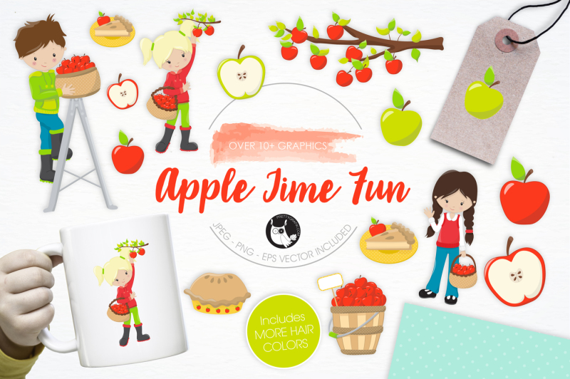 apple-time-fun-graphics-and-illustrations
