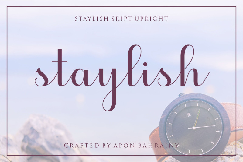 staylish-script-upright