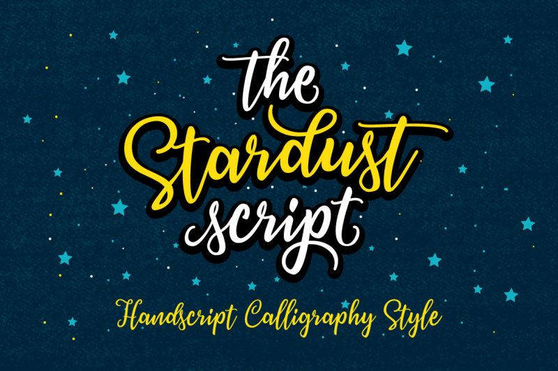 stardust-script-typeface