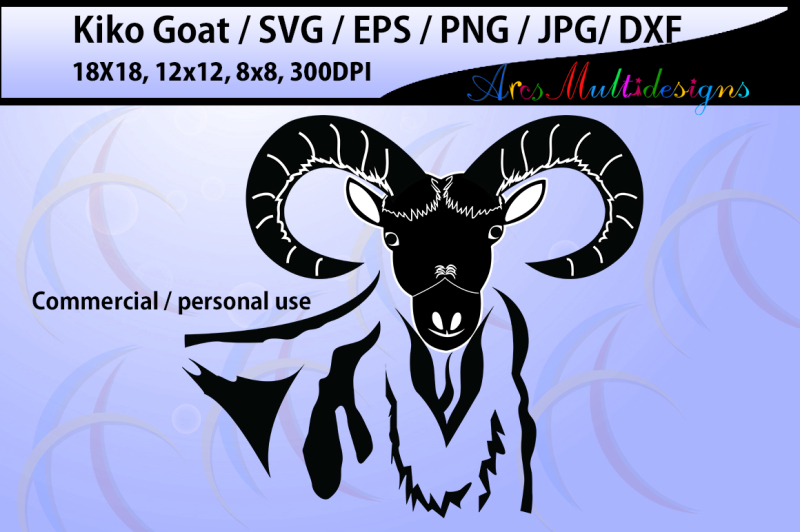 kiko-goat-silhouette-svg-vector
