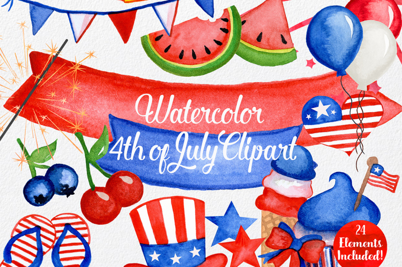 watercolor-fourth-of-july-graphics