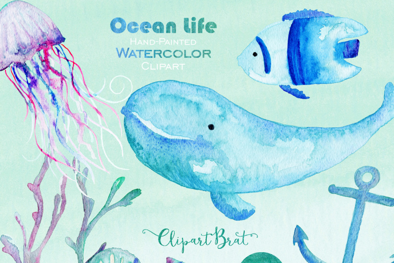 fun-and-cute-watercolor-graphics-bundle