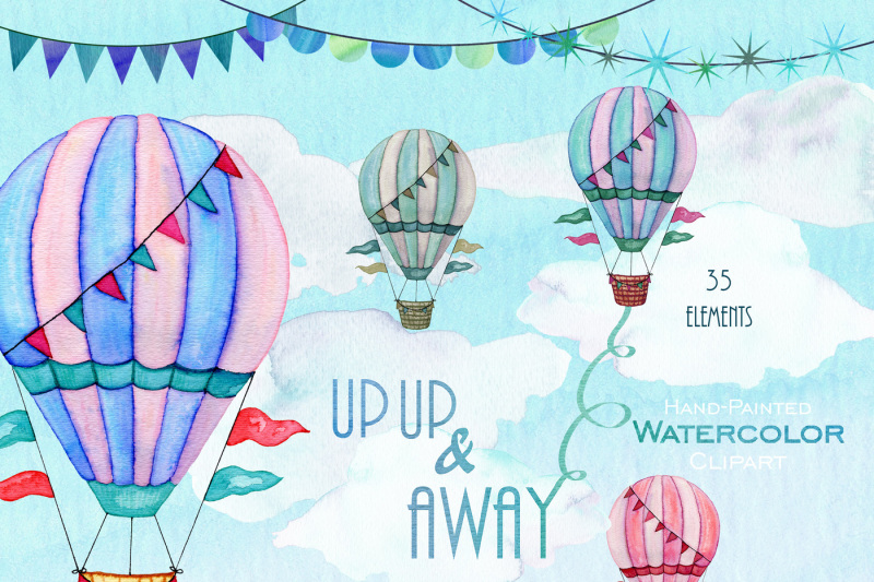 fun-and-cute-watercolor-graphics-bundle