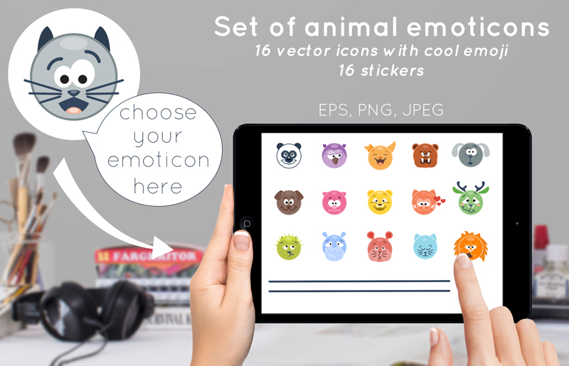 set-of-vector-animal-emoticons
