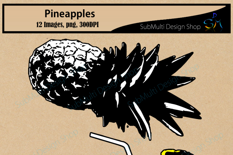 pineapple-svg-vector