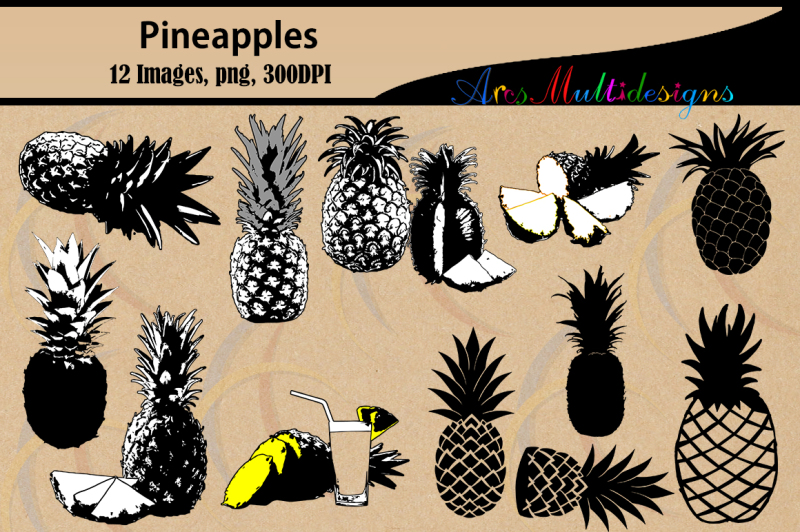 pineapple-svg-vector