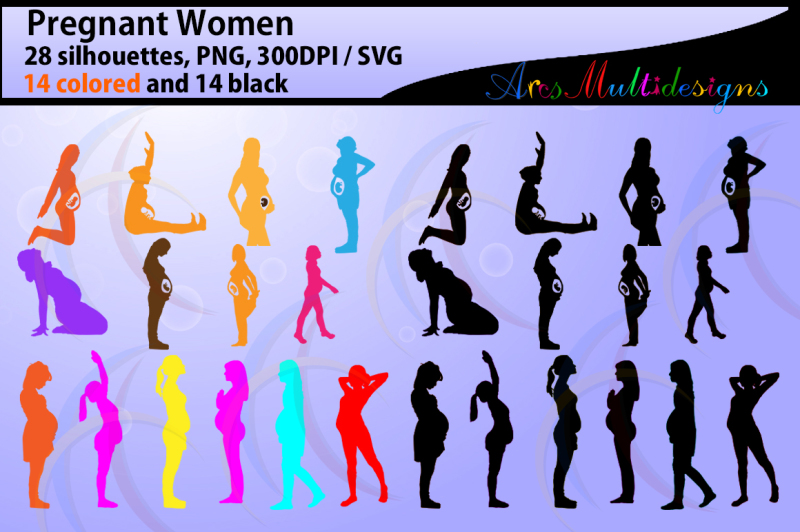 pregnant-women-silhouette-svg-vector