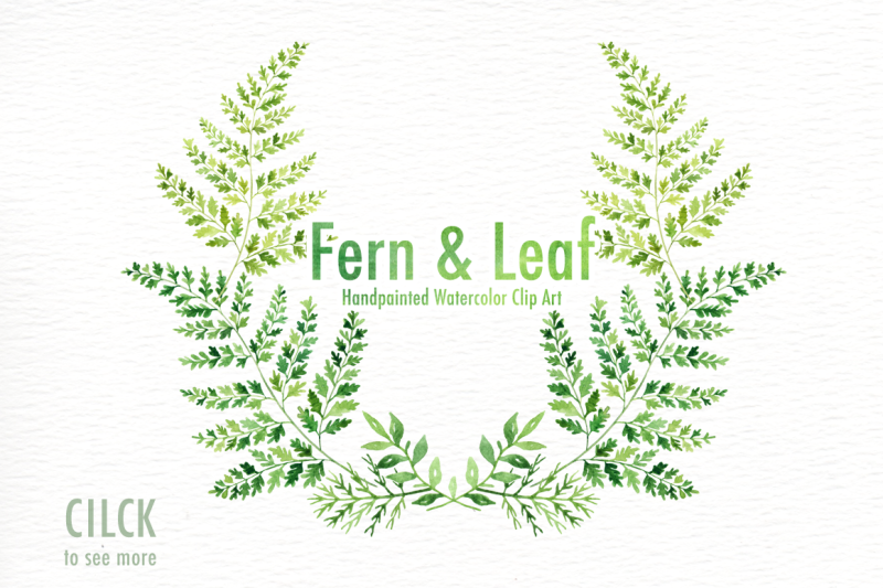 fern-amp-leaf-watercolor-clipart