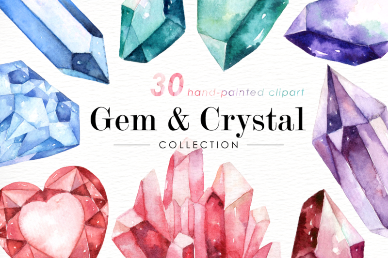 gem-amp-crystal-watercolor-collection