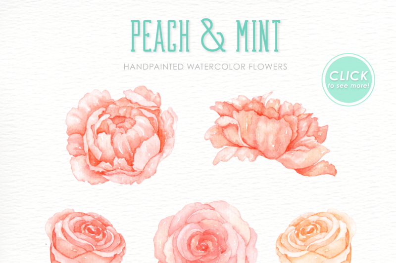 peach-and-mint-watercolor-clipart