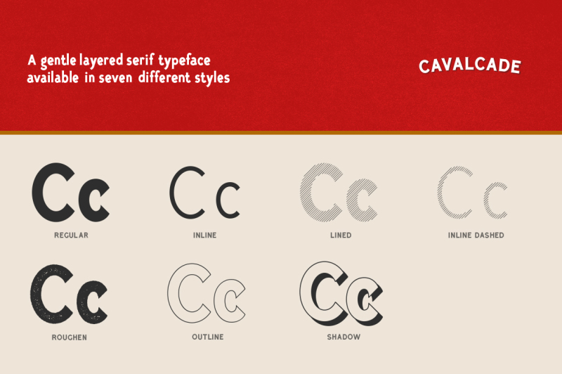 cavalcade-layered-font