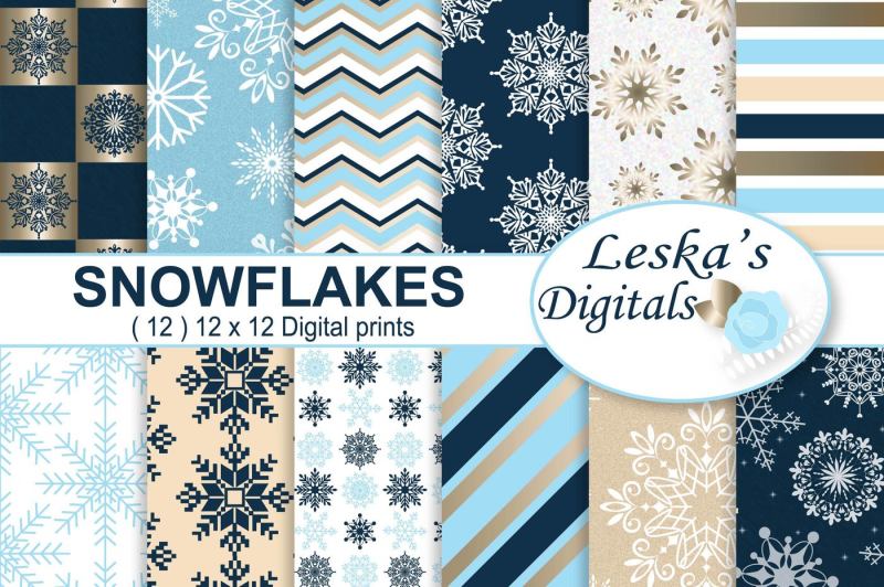 winter-digital-paper-snowflake