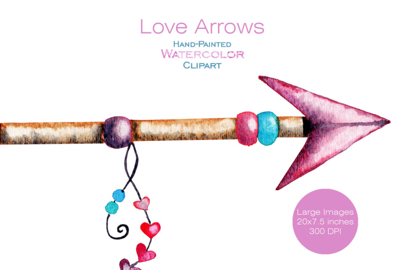 watercolor-tribal-heart-arrow-graphic-bundle